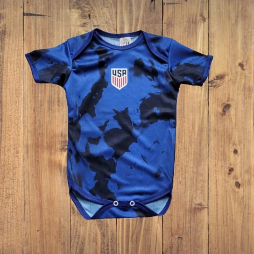 USA Baby Soccer Jersey Estados Unidos Baby Futbol bodysuit